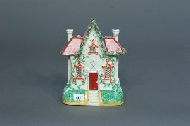 Appraisal: A Staffordshire model of a cottage