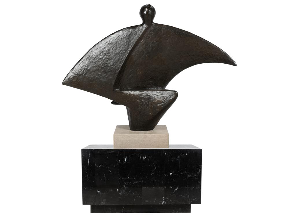 Appraisal: DAN NAMINGHA B KWAHU EAGLE bronze signed dated and editioned