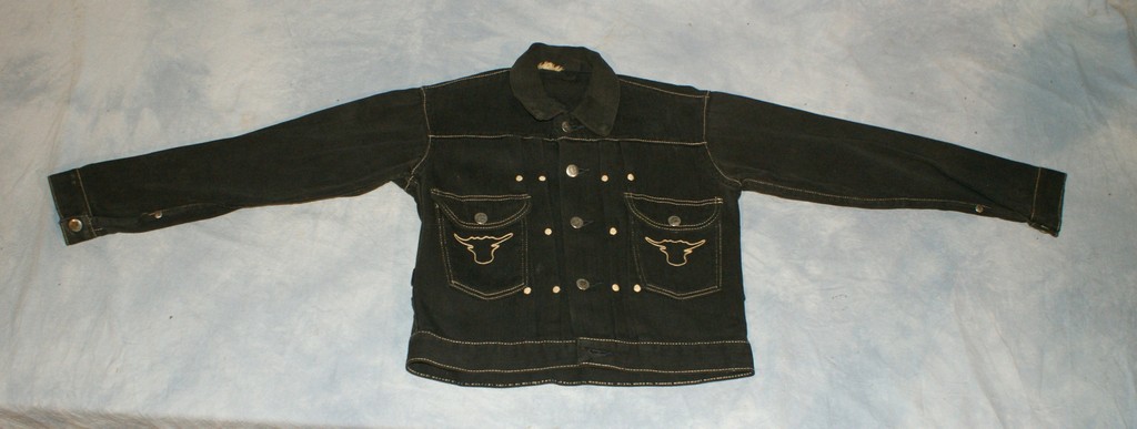 Appraisal: Childs Hopalong Cassidy black denim jacket