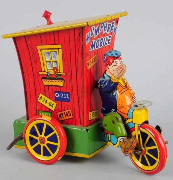 Appraisal: Tin Litho Wyandotte Humphrey Mobile Wind-Up Toy American Working All