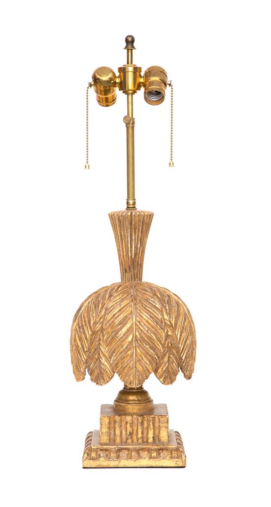 Appraisal: Sale Lot A Contemporary Table Lamp th century having gold