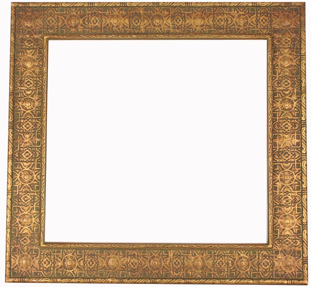 Appraisal: th C Carved Giltwood Orientalist Frame th C Carved Giltwood