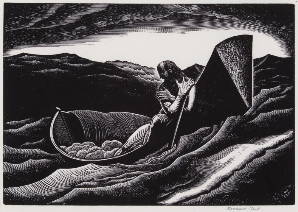 Appraisal: Rockwell Kent American New York - The End Burne-Jones wood