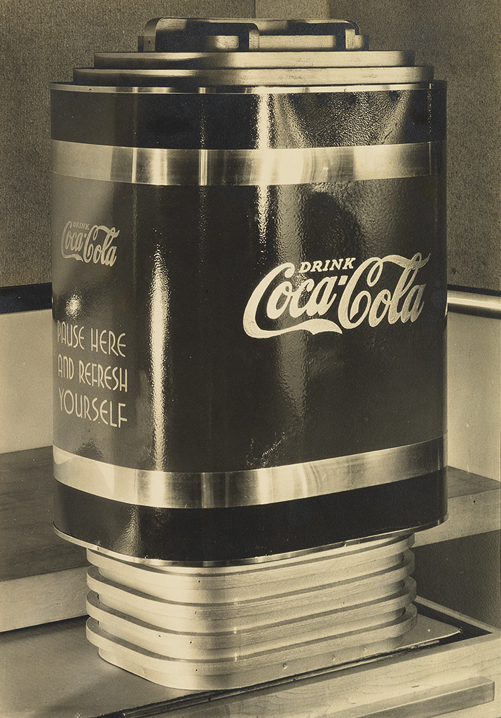 Appraisal: BOURKE-WHITE MARGARET - Coca-Cola advertisement Warm-toned silver print with the