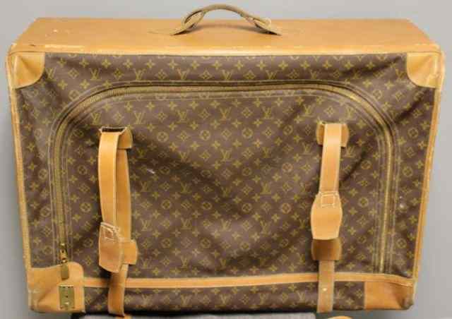 Appraisal: Vintage Louis Vuitton Soft Suitcase From a Larchmont NY estate