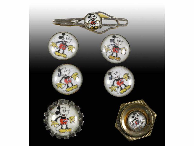 Appraisal: Lot of Disney Mickey Mouse Jewelry Items Description Included area