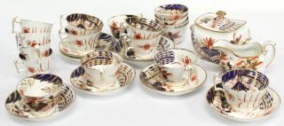 Appraisal: Spode Imari Partial Coffee Tea Set th C Comprising a