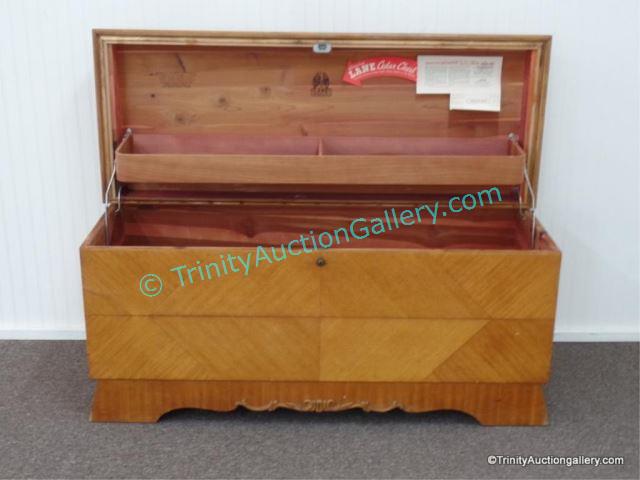 Appraisal: Vintage Lane Cedar Chest Serial which dates it - -