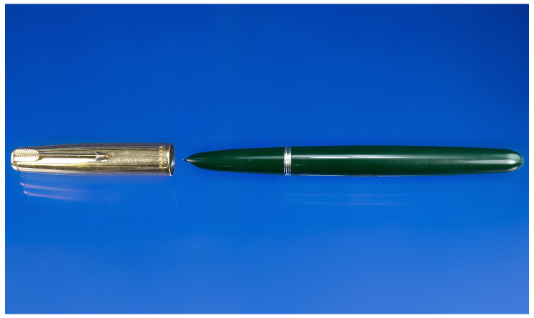 Appraisal: A Parker Custom American In forest green with converging line