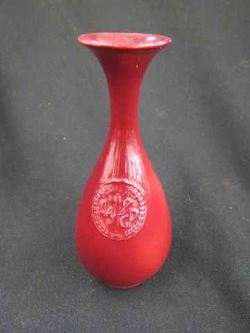 Appraisal: Rookwood Pottery Vase red oxblood glaze for the first scientific