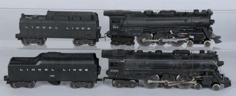 Appraisal: Lot of Lionel O-Gauge Train Steam Locomotives Description Post-war Includes