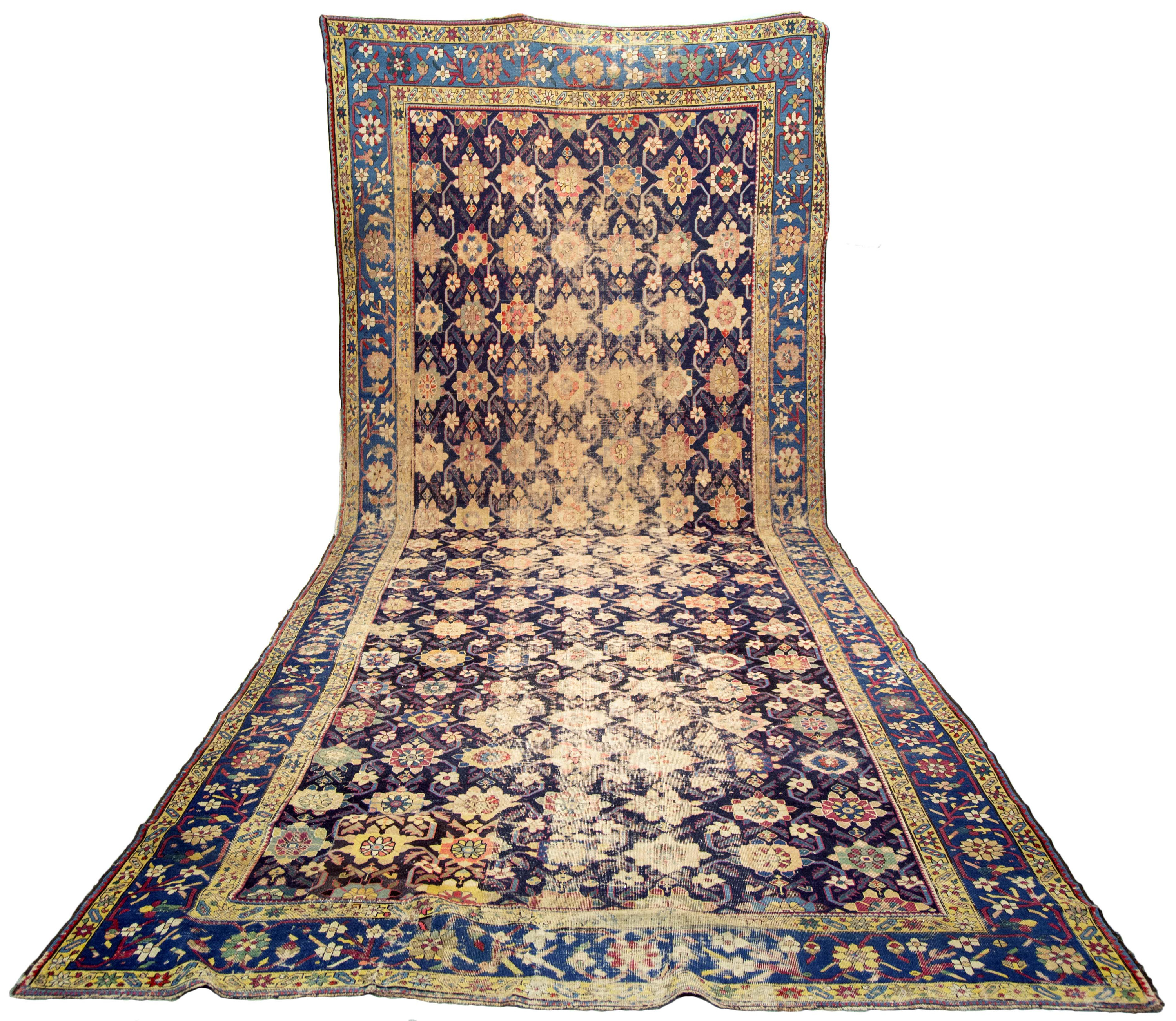 Appraisal: GALLERY ORIENTAL RUG circa Overall floral trellis pattern Mani-Khani