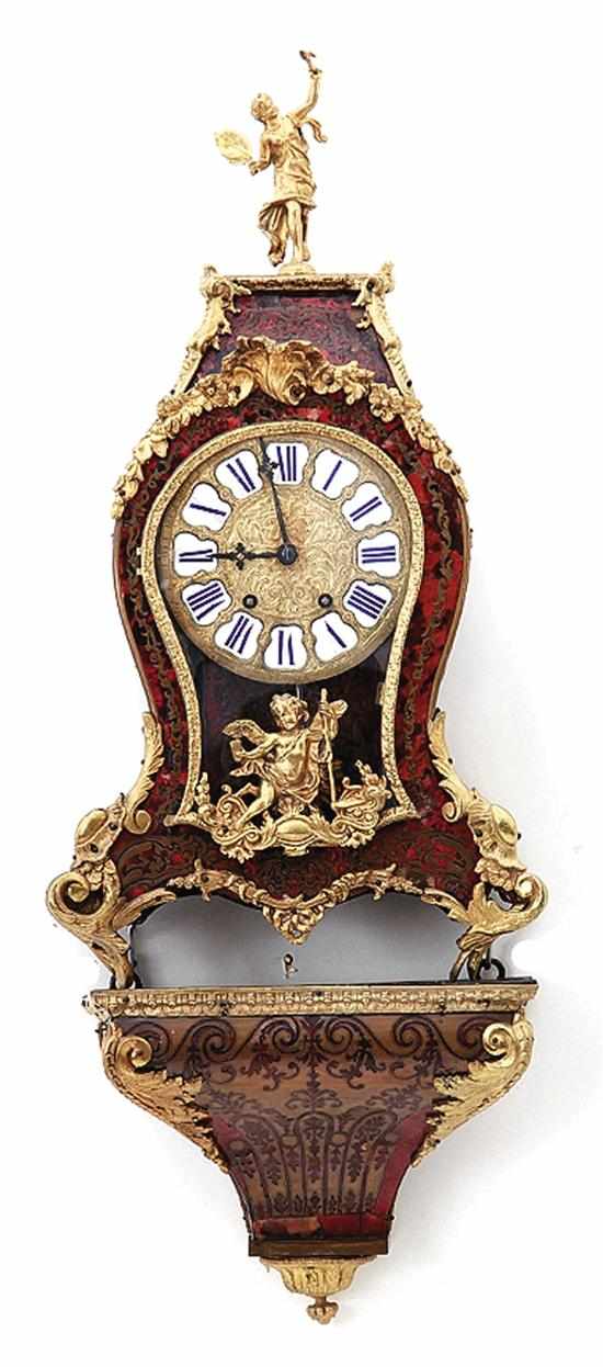 Appraisal: Louis XV style boulle bracket clock Japy Freres late th