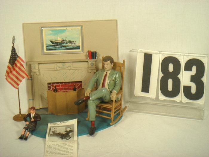 Appraisal: JFK Aurora Plastics Model Figure Plastic made by Aurora Good