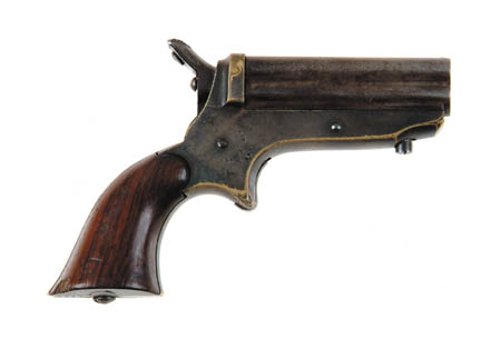 Appraisal: SHARPS MODEL C FOUR-BARREL DERRINGER Cal SN - fluted bbls