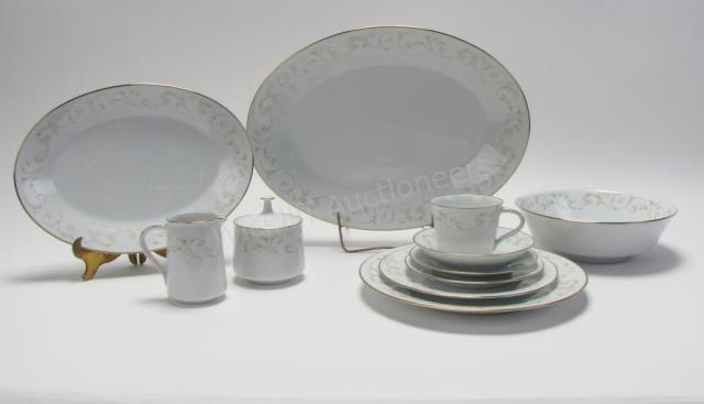 Appraisal: Set of Noritake Duetto Pattern China including each dinner salad