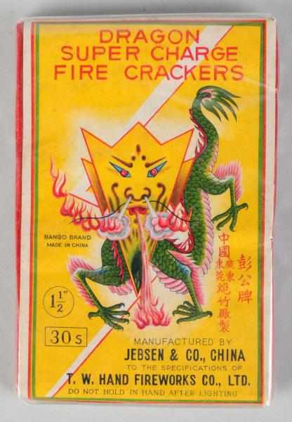 Appraisal: Bango Dragon -Pack Firecrackers Class Manufactured by Jebsen Co Condition