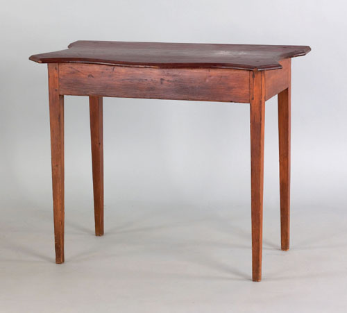 Appraisal: Country Chippendale pine pier table ca h w