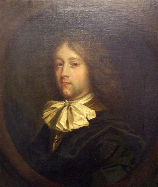 Appraisal: Follower of Sir Godfrey Kneller - Portrait of a nobleman