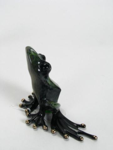 Appraisal: Frogman' Tim Cotterill bronze figure ''Stargazer'' signed and numbered ''