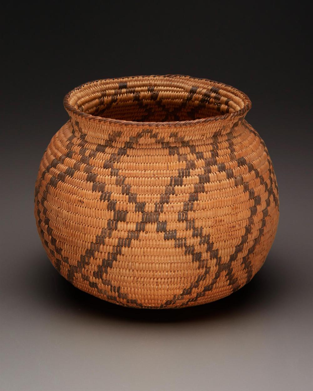 Appraisal: A Pima olla basket First-quarter th Century Akimel O'odham Southwest