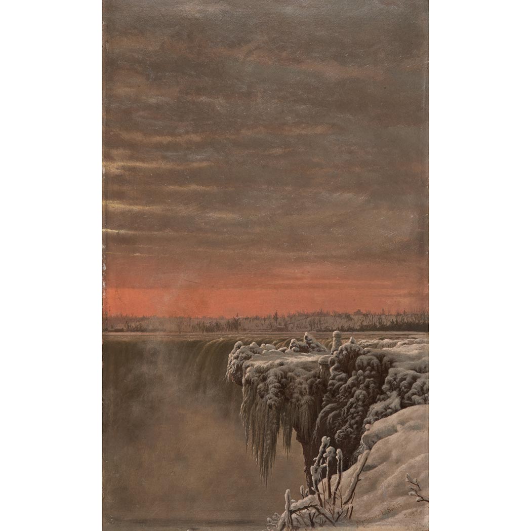 Appraisal: Mortimer L Smith American - Niagara Falls in Winter Signed