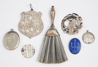 Appraisal: Group of Seven Mardi Gras Krewe Favors consisting of a