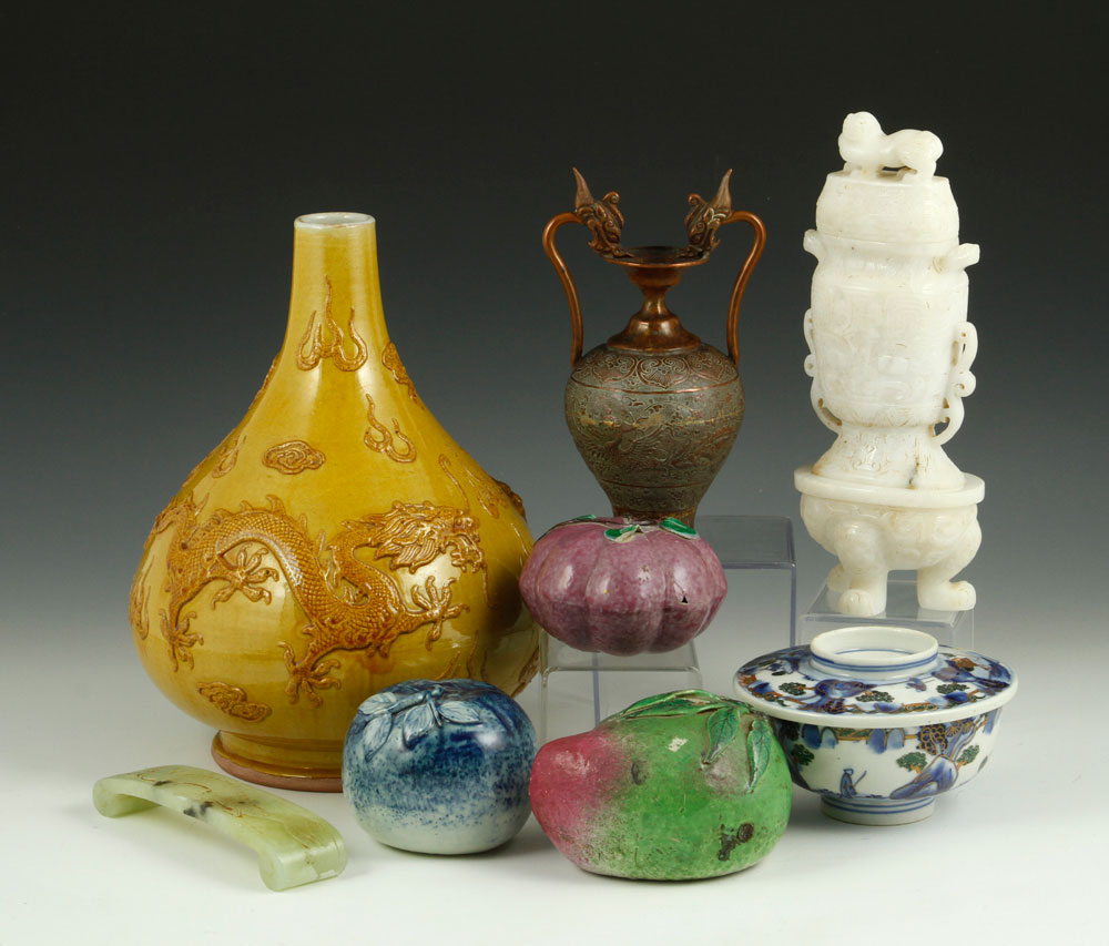 Appraisal: - Assorted Chinese Pieces Lot of eight assorted Chinese pieces