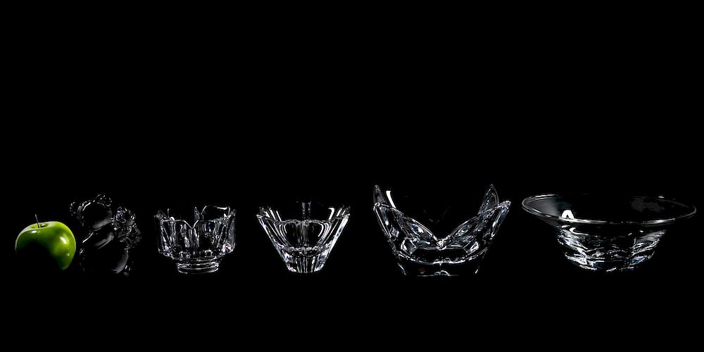 Appraisal: PC Orrefors Crystal Grouping th century Orrefors Swedish founded leaded