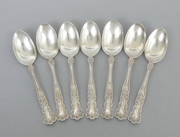 Appraisal: A Lot of Seven Teaspoons in Buttercup Pattern by Gorham