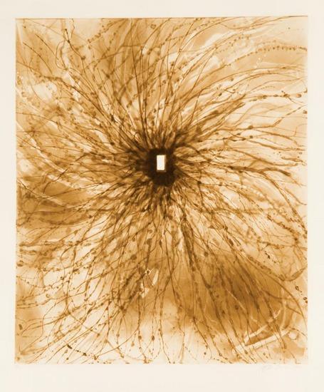 Appraisal: Anish Kapoor b door etching with spit-bite aquatint signed in