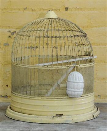 Appraisal: VICTORIAN BAMBOO FOUR-TIER TAG RE Together with two birdcages one