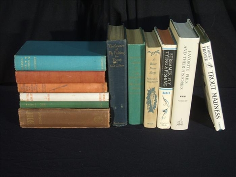 Appraisal: OLD VINTAGE SPORTING BOOKS - LOT OF BOOKS ON FISHING