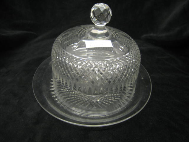 Appraisal: Cut Crystal Covered Cheese Dish