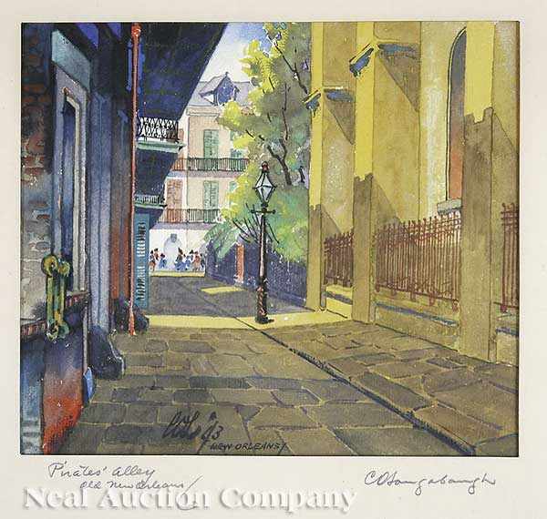 Appraisal: Charles Oglesby Longabaugh American New Orleans - two French Quarter