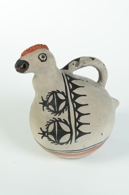 Appraisal: INDIAN EFFIGY PITCHER Cochiti late th-early th century earthenware Bird