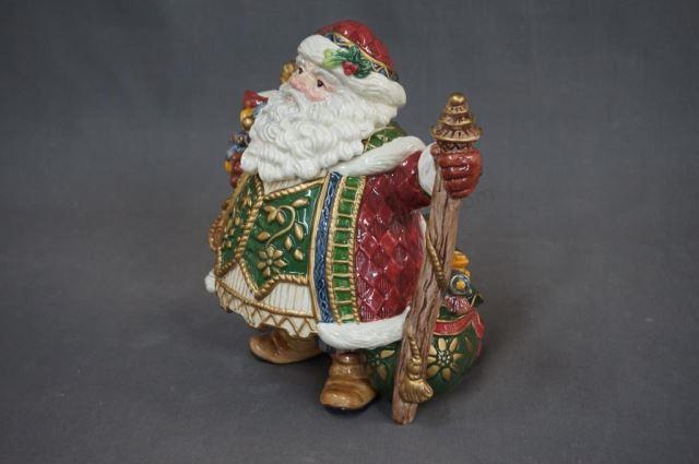 Appraisal: Fitz and Floyd Jolly Ole St Nick Santa Cookie Jar