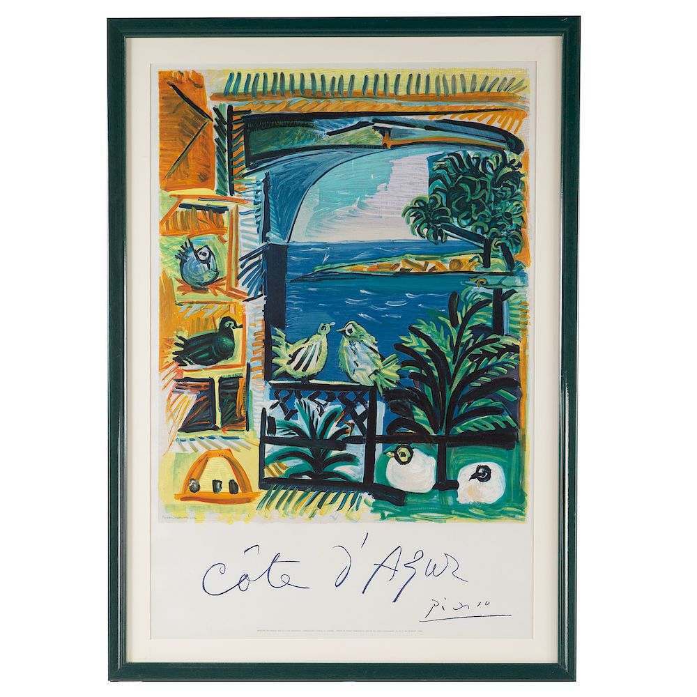 Appraisal: Pablo Picasso Cote D'Azure Spanish - Offset lithograph unsigned sight