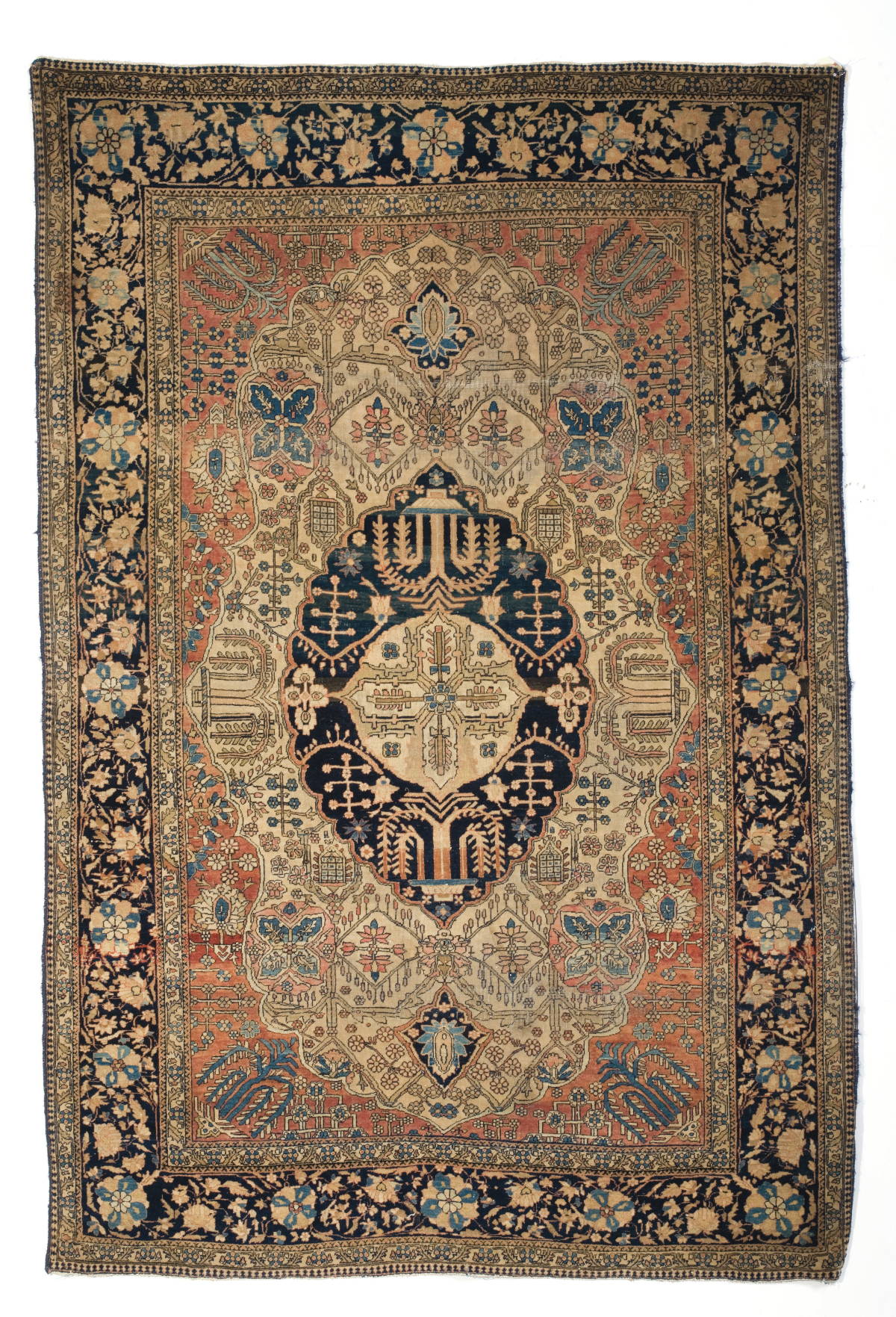 Appraisal: MOHTASHEM KASHAN RUG CENTRAL PERSIA LATE NINETEENTH CENTURY The ivory