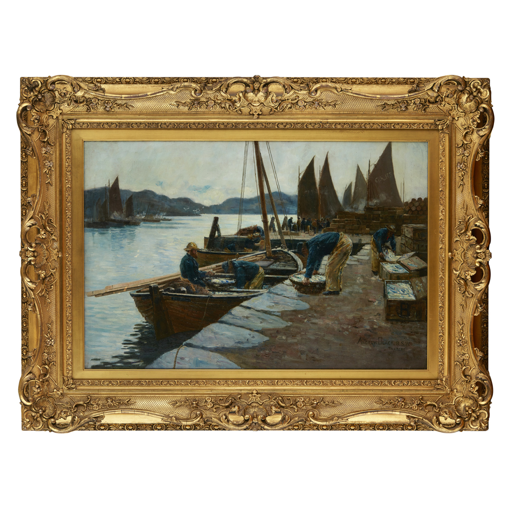 Appraisal: ANDREW BLACK R S W BRITISH - TARBERT Signed and