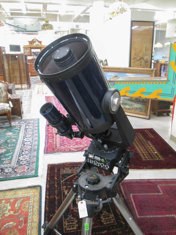 Appraisal: A MEADE LX QUARTZ TELESCOPE AND TRIPOD serial Schmidt-Cassegrain optics