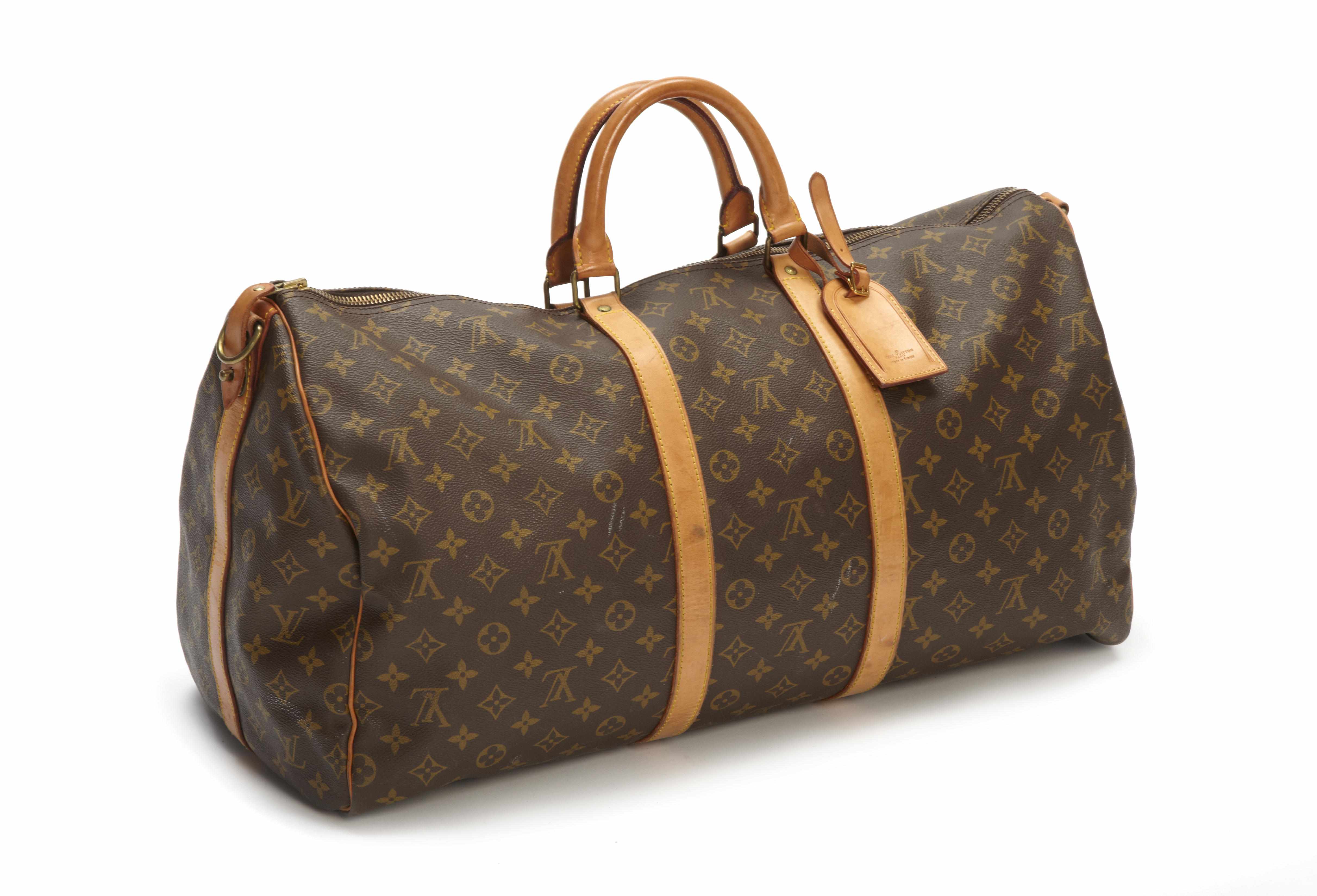 Appraisal: A Louis Vuitton keepall bag size in x in x