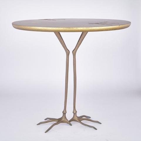 Appraisal: Meret Oppenheim Swiss German - Traccia Side Table c designed