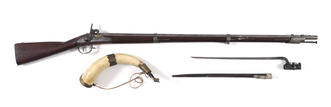 Appraisal: HARPERS FERRY MODEL SMOOTHBORE MUSKET Belgian cone conversion to percussion