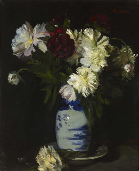 Appraisal: LESLIE HUNTER SCOTTISH - A STILL LIFE OF FLOWERS IN