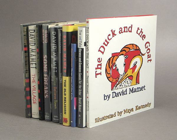 Appraisal: MAMET DAVID Lot of titles including The Frog Prince NY