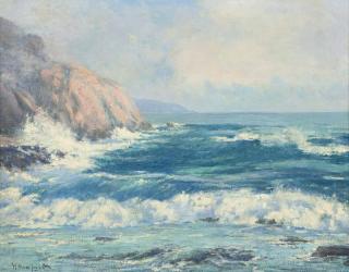 Appraisal: William Louis Otte ''Monterey Coast'' signed lower left William Louis