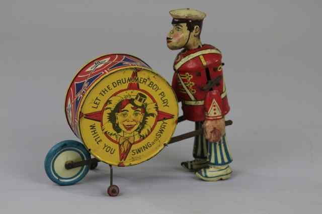 Appraisal: MARX DRUMMER BOY Lithographed tin wind up Louis Marx's non-character