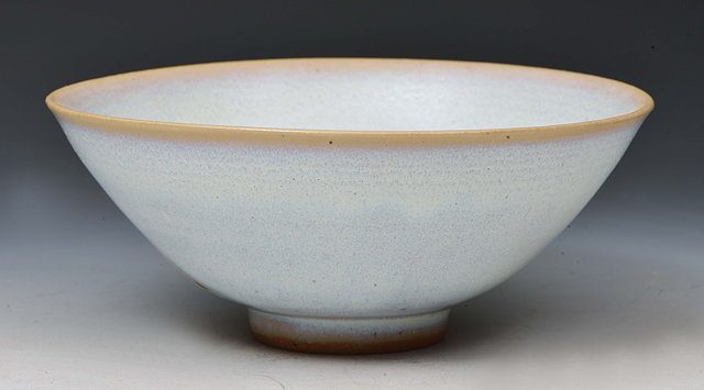 Appraisal: Rupert Spira British b Bowl blue and white glazeimpressed potter's