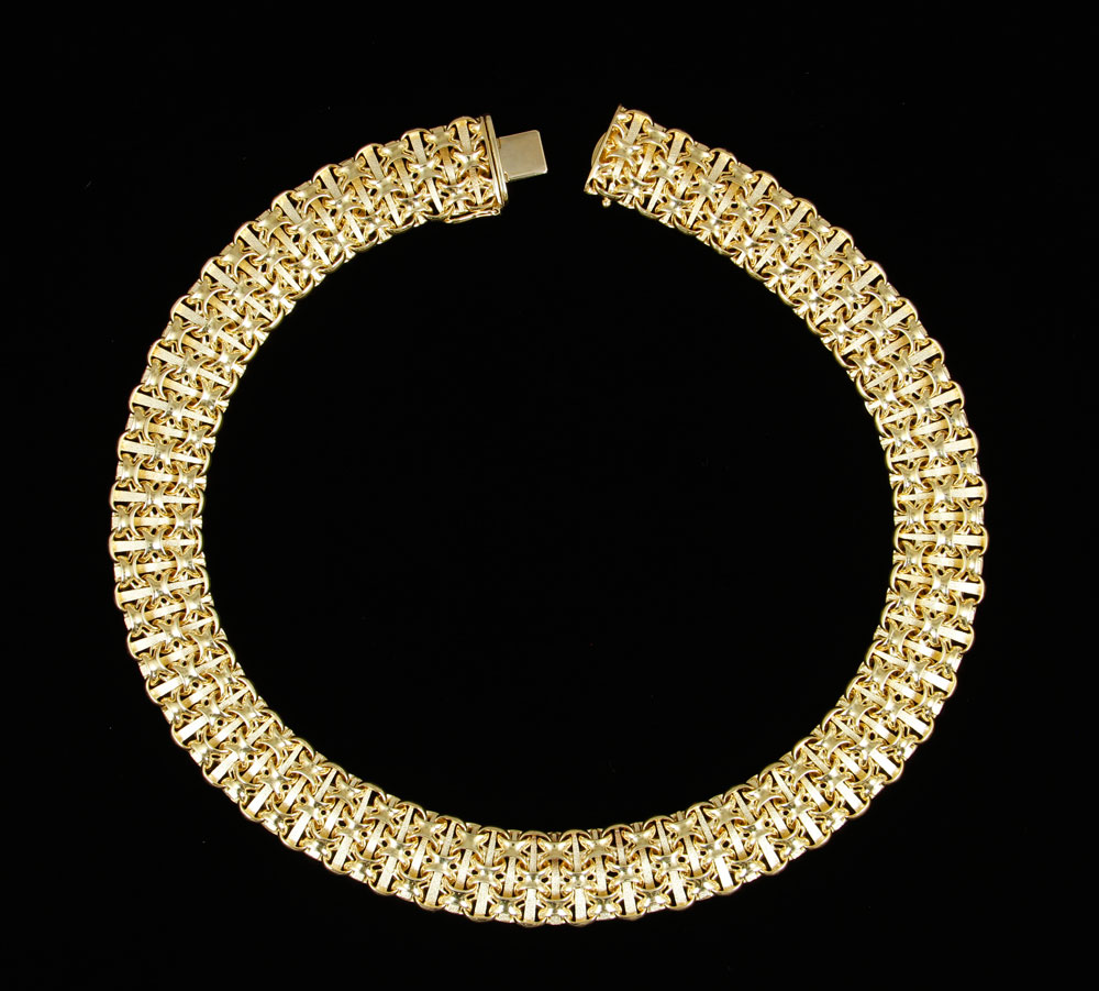 Appraisal: - K Gold Necklace k yellow gold necklace approximately oz